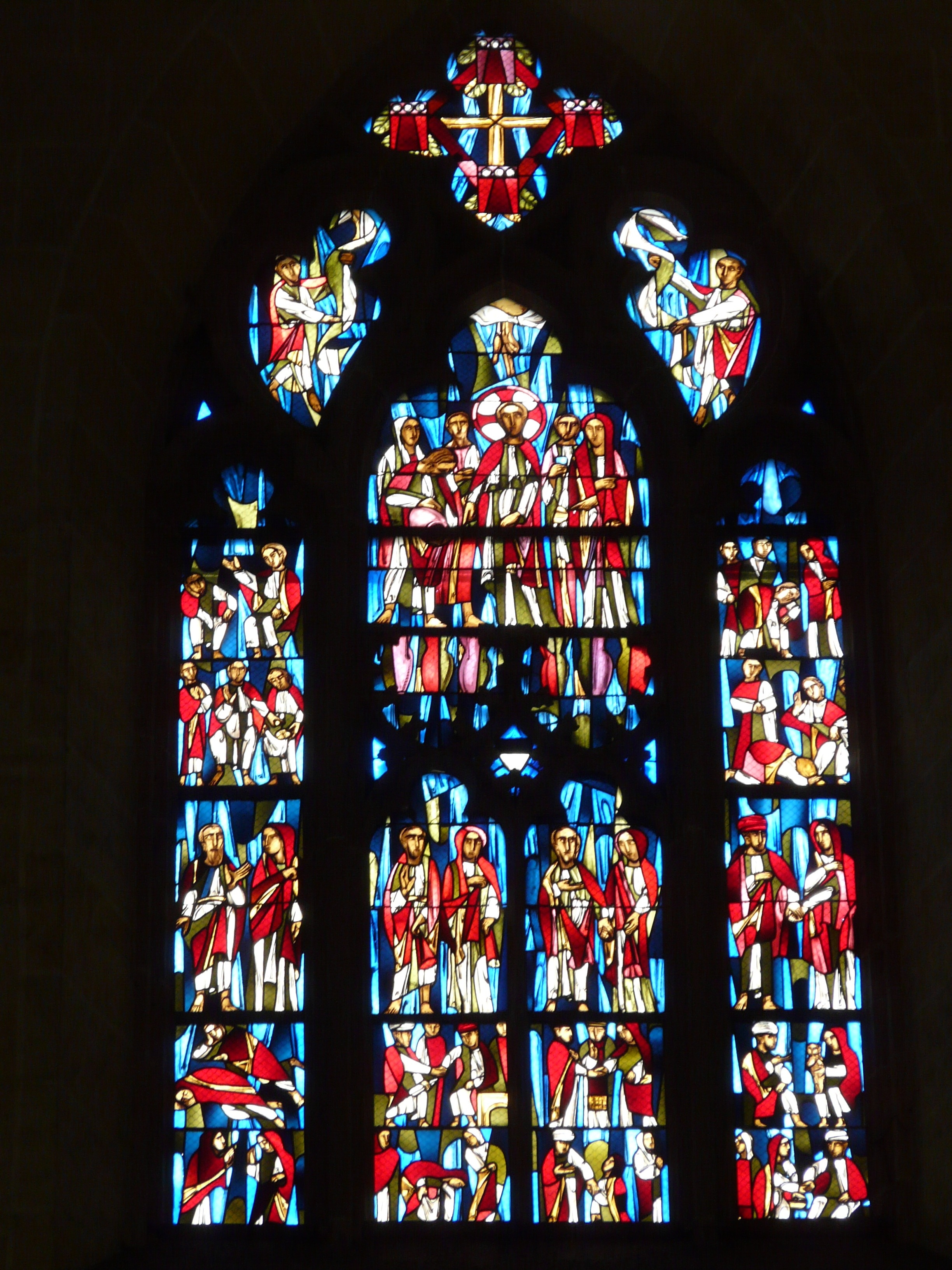 religious window painting