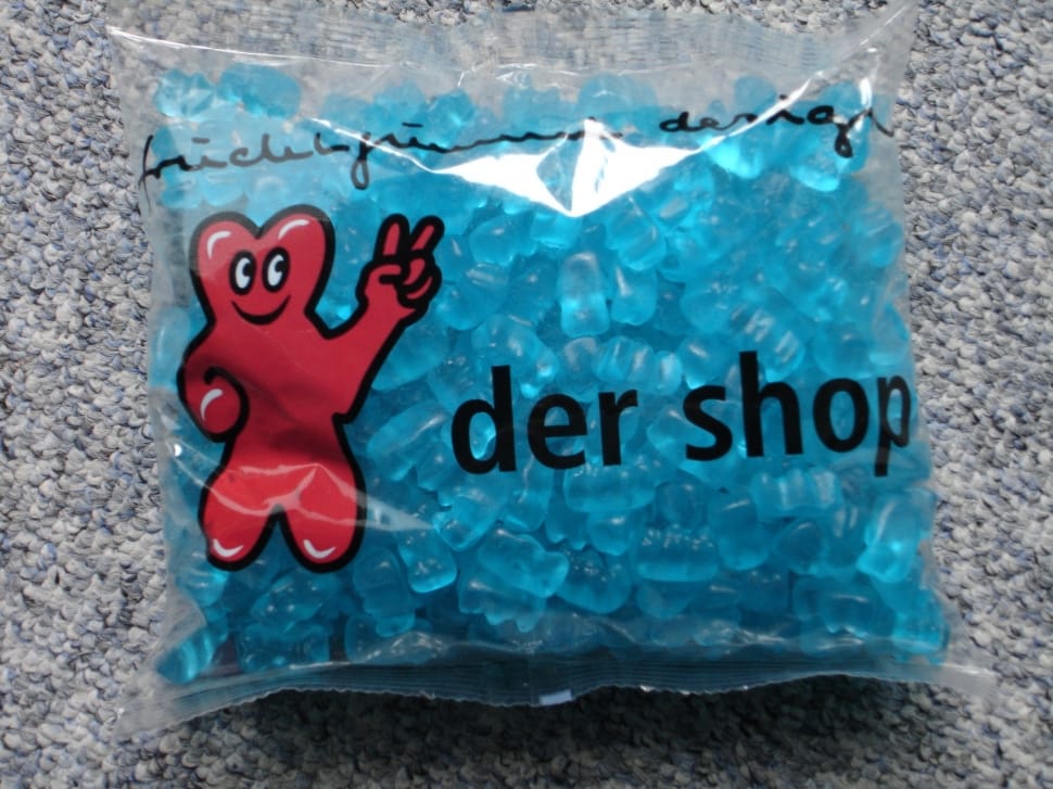 blue beads in plastic pack preview