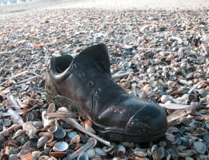 black leather boot thumbnail