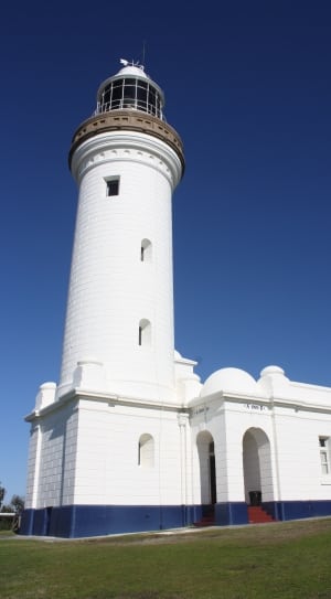 white and blue lighthouse thumbnail