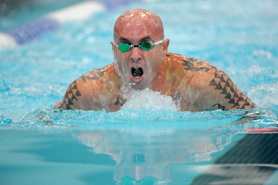 athletic swimming goggles