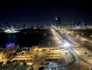 Night, City, Bahrain, Street, Cityscape, illuminated, city thumbnail