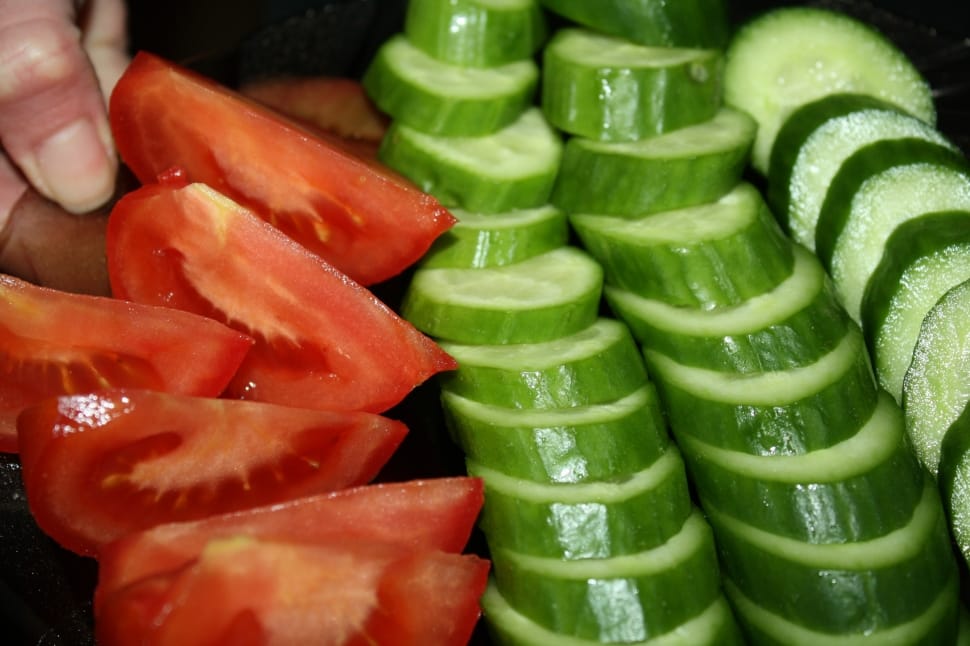 cucumber and tomato preview