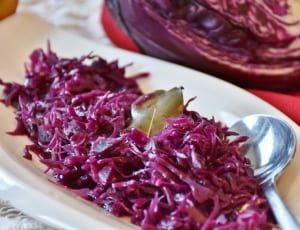 purple vegetables with silver spoon thumbnail