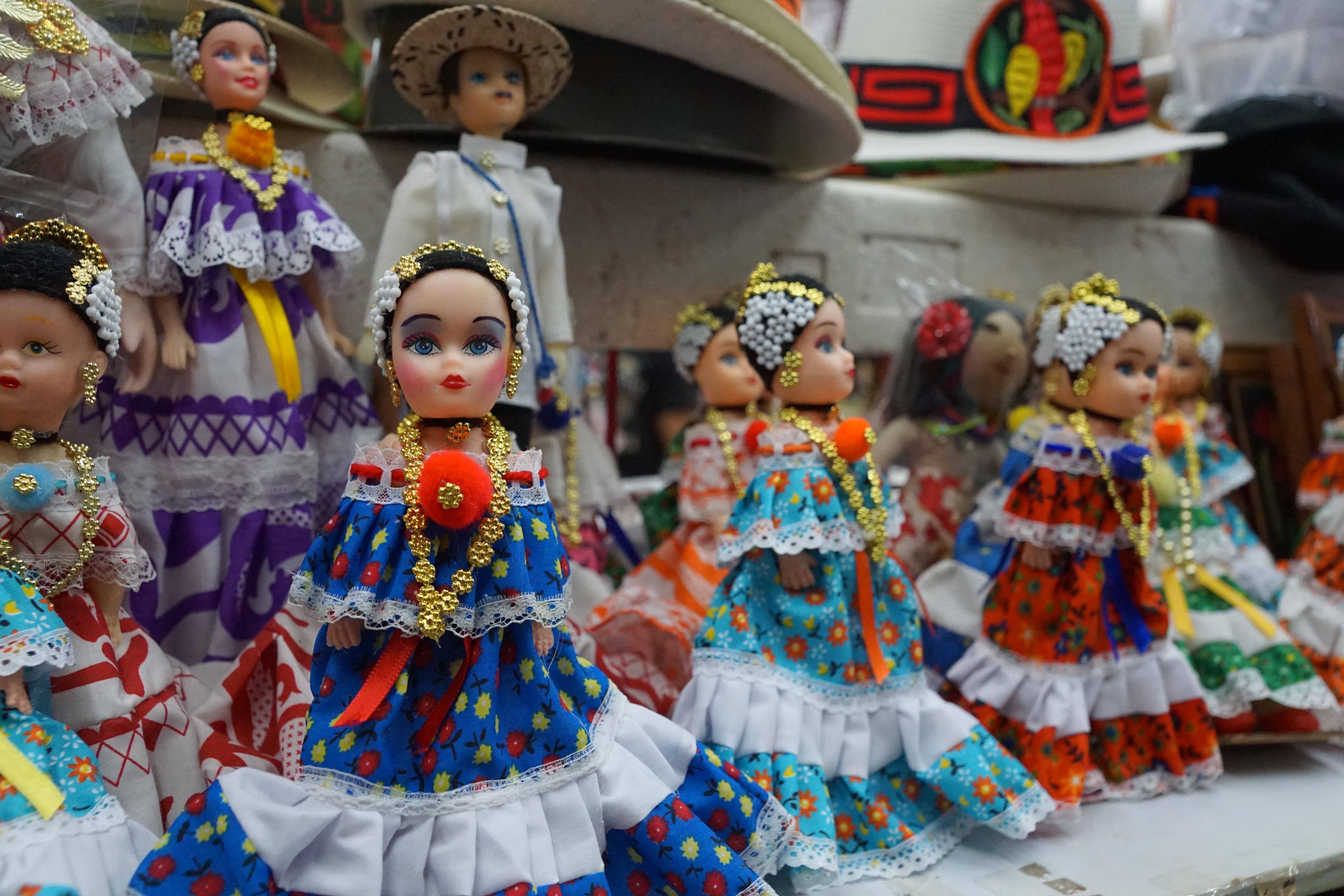 assorted female doll
