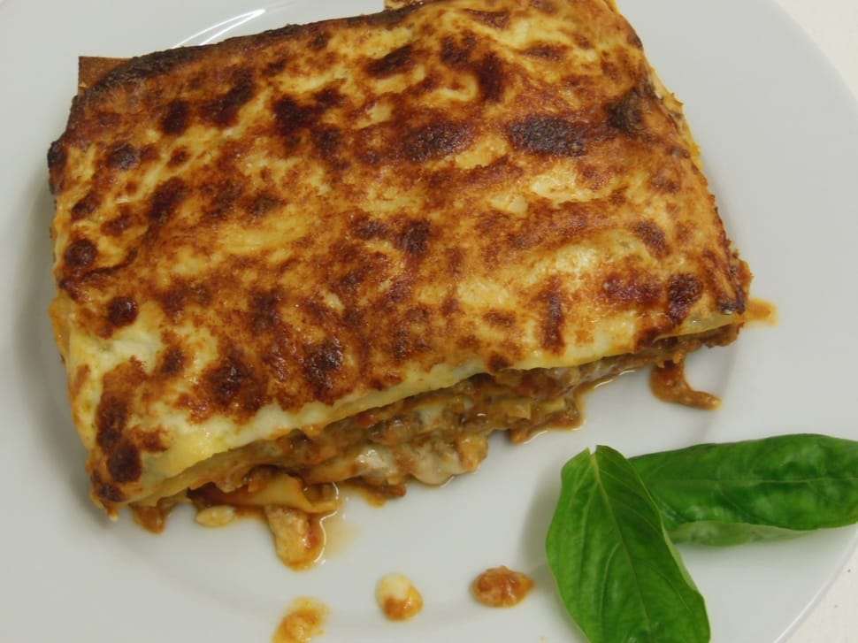lasagna with leaf preview