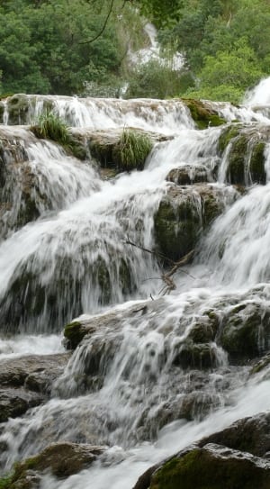 photo of waterfalls during daytime thumbnail