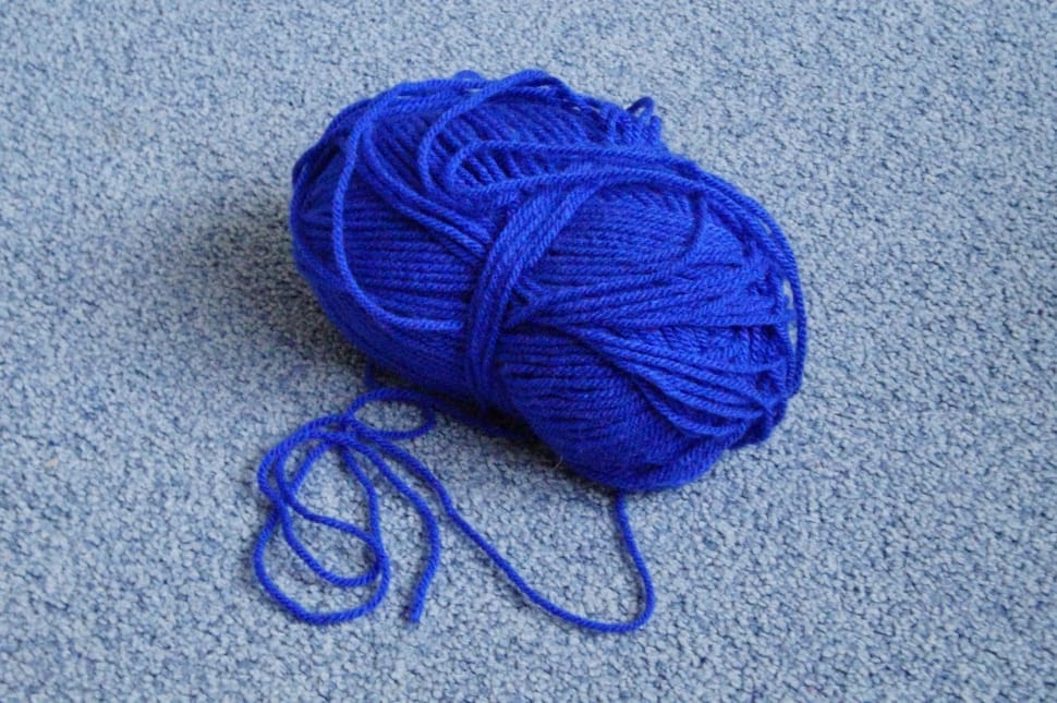 blue yarnball preview