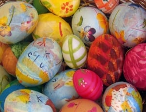 assorted colors of easter egg lot thumbnail