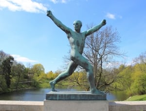 naked male bronze statue thumbnail