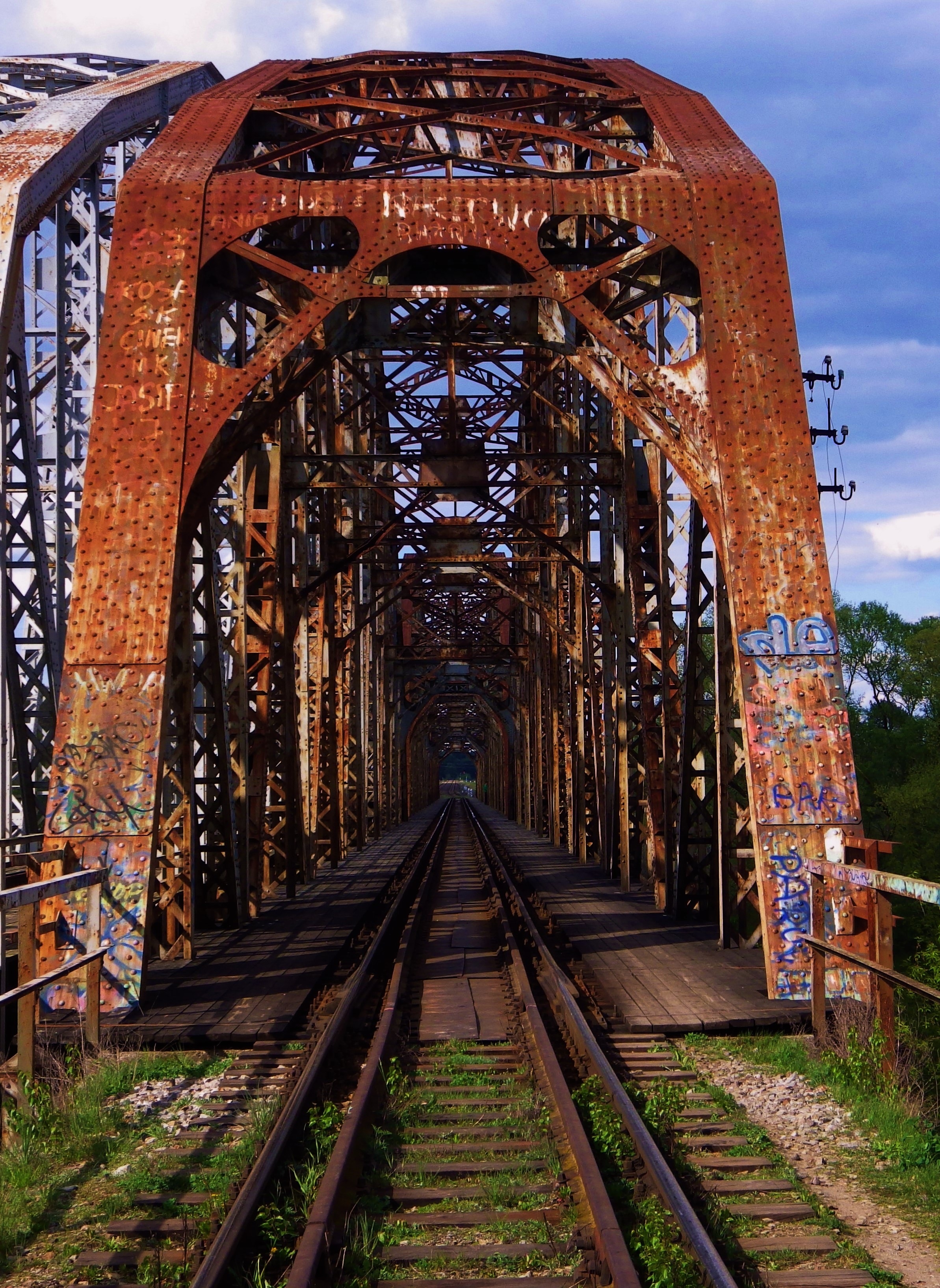 Bridge, Tracks, Rails, Railway Bridge, wood - material, railroad track