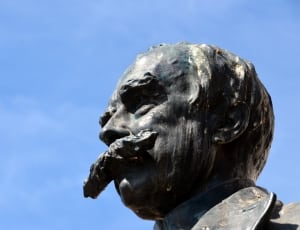 man with mustache statue thumbnail